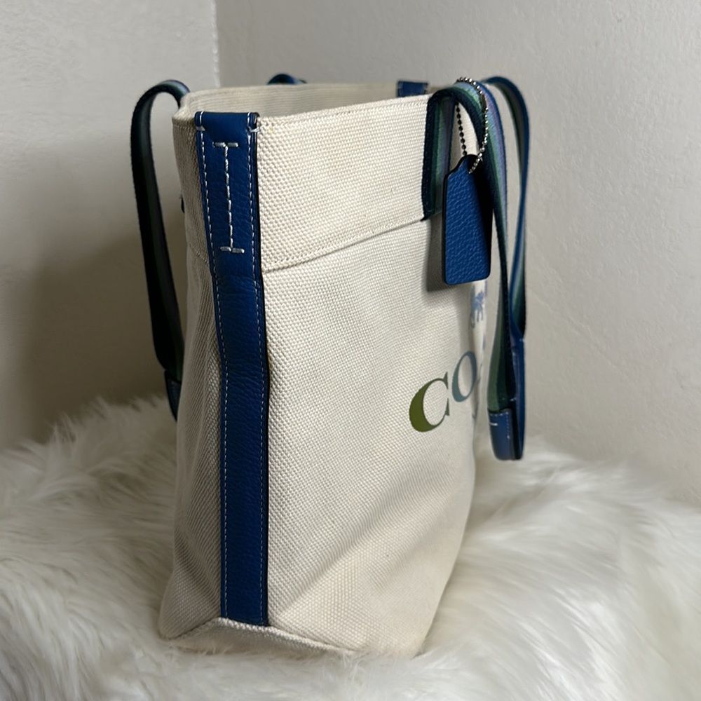 💯Authentic Coach Rainbow Tote Bag 🍀 - Picture 6 of 13